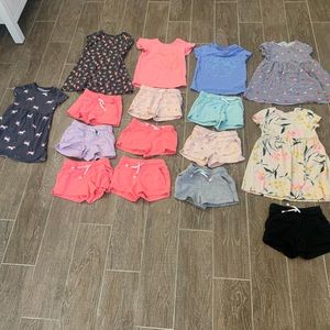 Girls 4T warm weather lot. Multiple brands